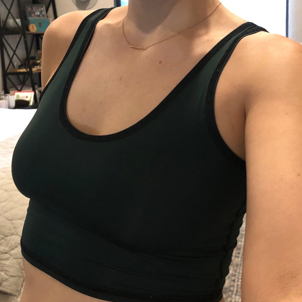 Teak Crop Top Hunter Green (M/L)